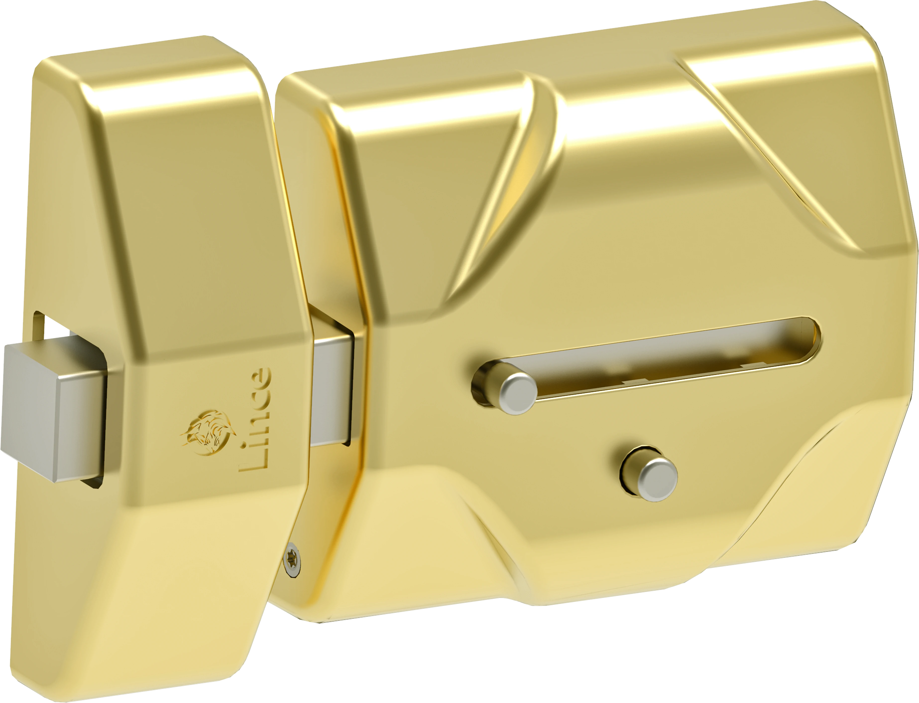  Lince Paquete de cerrojo reforzado con alarma 7930RSA y  cilindro de alta seguridad 35x30 llaves doradas, 0 : Herramientas y Mejoras  del Hogar